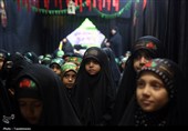 عزاداری دختران هیئت زیر گنبد طلا برای حضرت رقیه(س)