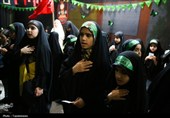 عزاداری دختران هیئت زیر گنبد طلا برای حضرت رقیه(س)