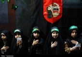 عزاداری دختران هیئت زیر گنبد طلا برای حضرت رقیه(س)