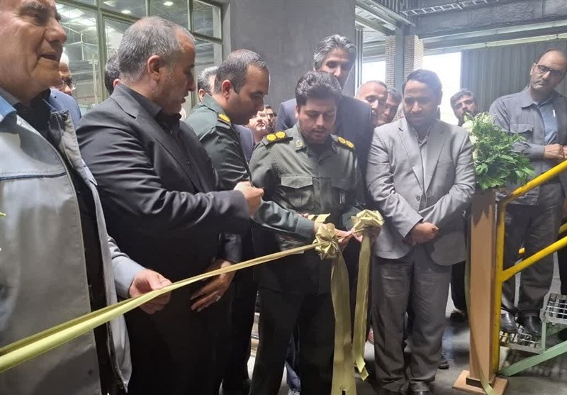 افتتاح خط پرس پخت کارخانه کویر تایر