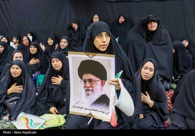 تشییع پیکر 4 شهید حملات رژیم صهیونیستی در مشهد