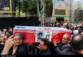 تشییع پیکر 4 شهید حملات رژیم صهیونیستی در مشهد