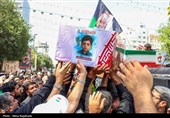تشییع پیکر 4 شهید حملات رژیم صهیونیستی در مشهد
