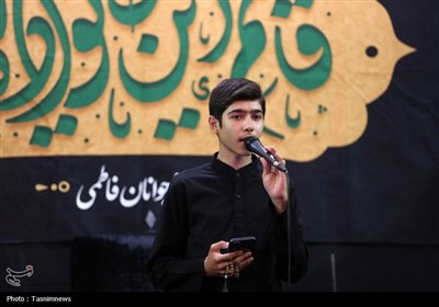 عزاداری نوجوانان فاطمی در ماه محرم