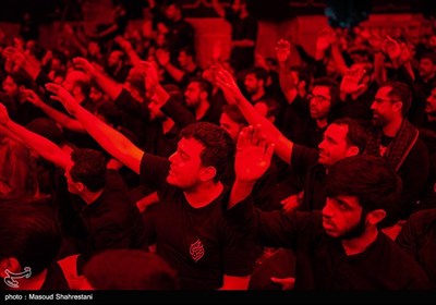 عزاداری شب پنجم محرم در امامزاده قاضی الصابر