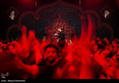 عزاداری شب پنجم محرم در امامزاده قاضی الصابر