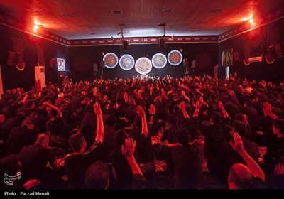 عزادری شب پنجم محرم در کرمانشاه