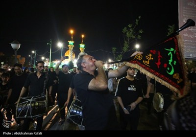مراسم عزاداری شب پنجم محرم در همدان