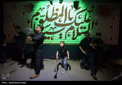 مراسم عزاداری شب پنجم محرم در همدان