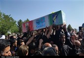 تشییع پیکر شهید اقتدار اسماعیل نادی در سربیشه