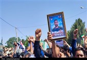 تشییع شهید اسماعیل نادی در سربیشه
