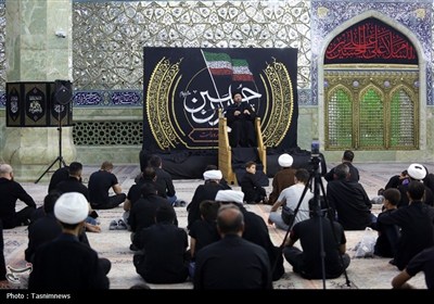 عزاداری عرب زبانان در حرم حضرت معصومه(س)