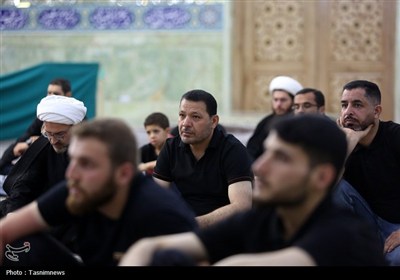 عزاداری عرب زبانان در حرم حضرت معصومه(س)