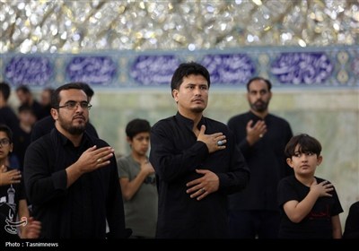 عزاداری عرب زبانان در حرم حضرت معصومه(س)