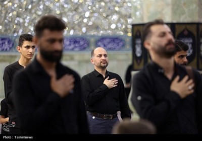عزاداری عرب زبانان در حرم حضرت معصومه(س)