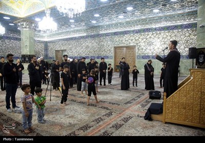 عزاداری عرب زبانان در حرم حضرت معصومه(س)