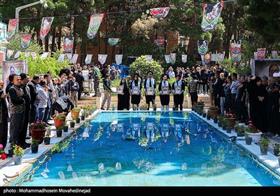 مراسم گرامیداشت دانشمندان هسته‌ای در دانشگاه شهید بهشتی