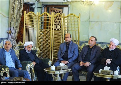 استقبال از سرپرست حجاج ایرانی در ایستگاه راه آهن تهران