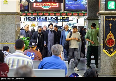 استقبال از سرپرست حجاج ایرانی در ایستگاه راه آهن تهران