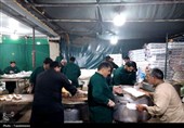 خدمترسانی مواکب در حرم بانوی کرامت در دهه اول محرم