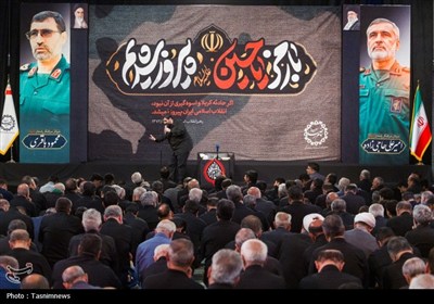 مراسم ختم سرلشکر شهید امیرعلی حاجی‌زاده