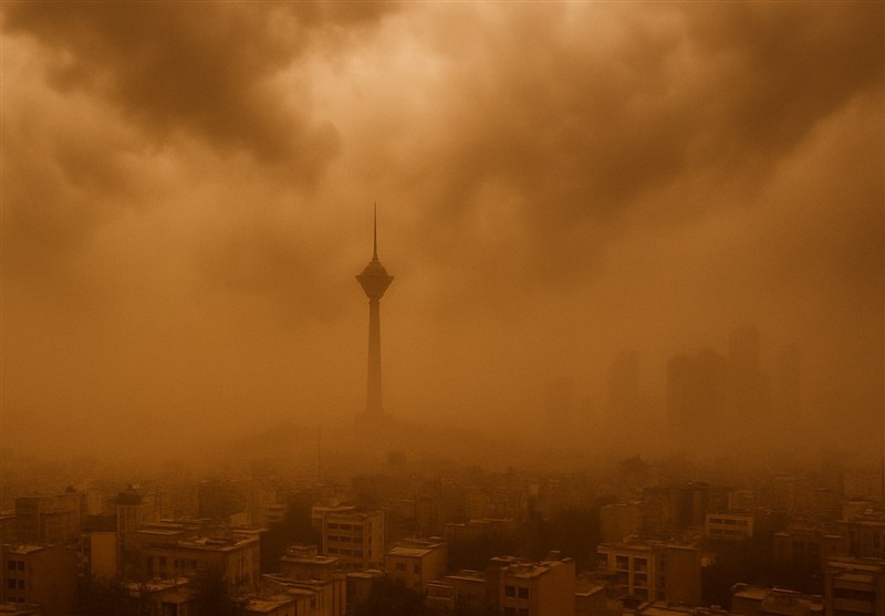 هواشناسی ایران1404/4/11؛ گردوخاک و آلودگی شدید هوا در 17 استان