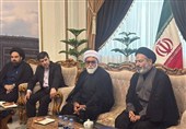 متولی العتبة الرضویة المقدسة یستقبل ممثل الولی الفقیه لشؤون الحج والزیارة