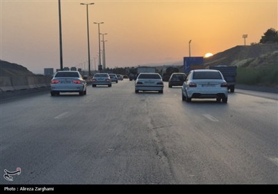 ترافیک جاده‌ای در استان قزوین