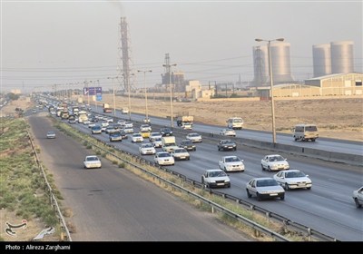 ترافیک جاده‌ای در استان قزوین