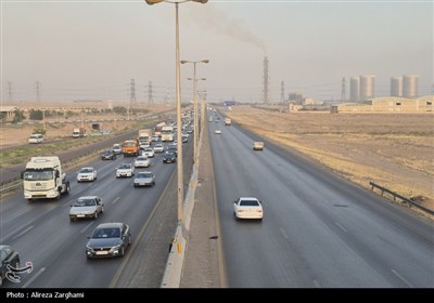 ترافیک جاده‌ای در استان قزوین