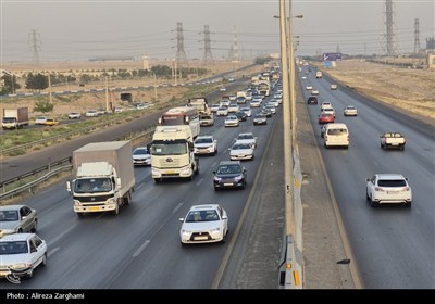 ترافیک جاده‌ای در استان قزوین