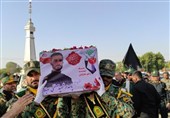 تشییع پیکر مطهر شهید مصطفی سوباط در صفیآباد دزفول