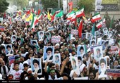 قیام مردم قم در بیعت با امام خامنهای/مردم کفنپوشان به خیابان آمدند+تصاویر
