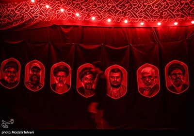 عزاداری دهه اول محرم در مسجد شیشه