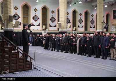 اولین شب مراسم عزاداری سید و سالار شهیدان(ع) در حسینیه امام خمینی(ره)