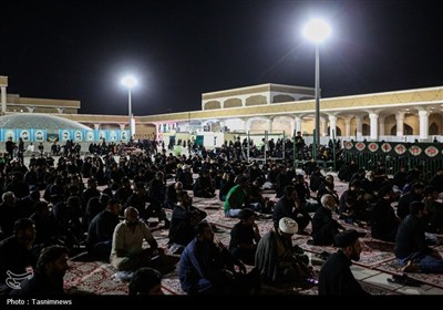 مراسم عزاداری اردو زبانان در حرم حضرت معصومه(س)