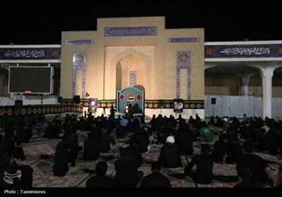 مراسم عزاداری اردو زبانان در حرم حضرت معصومه(س)
