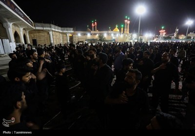 مراسم عزاداری اردو زبانان در حرم حضرت معصومه(س)