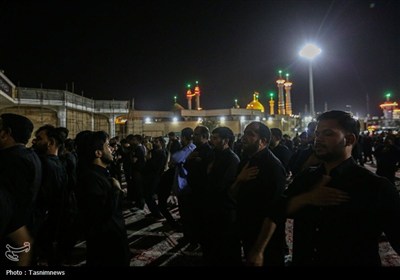 مراسم عزاداری اردو زبانان در حرم حضرت معصومه(س)