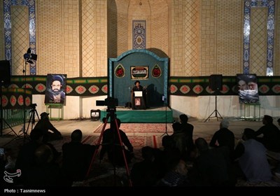 مراسم عزاداری اردو زبانان در حرم حضرت معصومه(س)