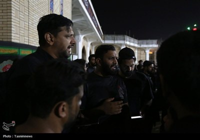 مراسم عزاداری اردو زبانان در حرم حضرت معصومه(س)
