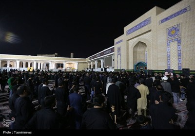 مراسم عزاداری اردو زبانان در حرم حضرت معصومه(س)