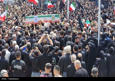 وداع باشکوه با دو سرباز شهید فراجا در رباط‌کریم