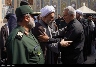 وداع باشکوه با شهید محمد منصوری در حرم مطهر حضرت شاهچراغ (ع)