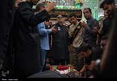 وداع باشکوه با شهید محمد منصوری در حرم مطهر حضرت شاهچراغ (ع)