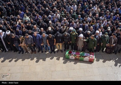 وداع باشکوه با شهید محمد منصوری در حرم مطهر حضرت شاهچراغ (ع)