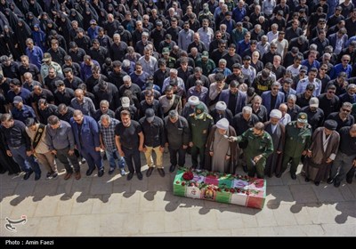 وداع باشکوه با شهید محمد منصوری در حرم مطهر حضرت شاهچراغ (ع)