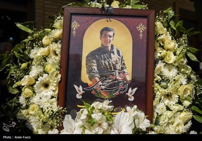 وداع باشکوه با شهید محمد منصوری در حرم مطهر حضرت شاهچراغ (ع)