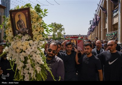 وداع باشکوه با شهید محمد منصوری در حرم مطهر حضرت شاهچراغ (ع)