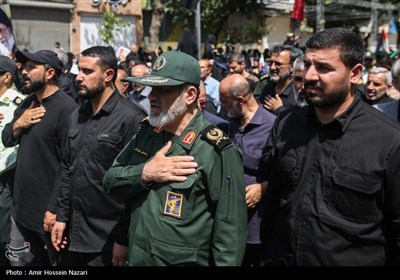 تشییع پیکرشهید محمد مهدی مهدی پور در قزوین